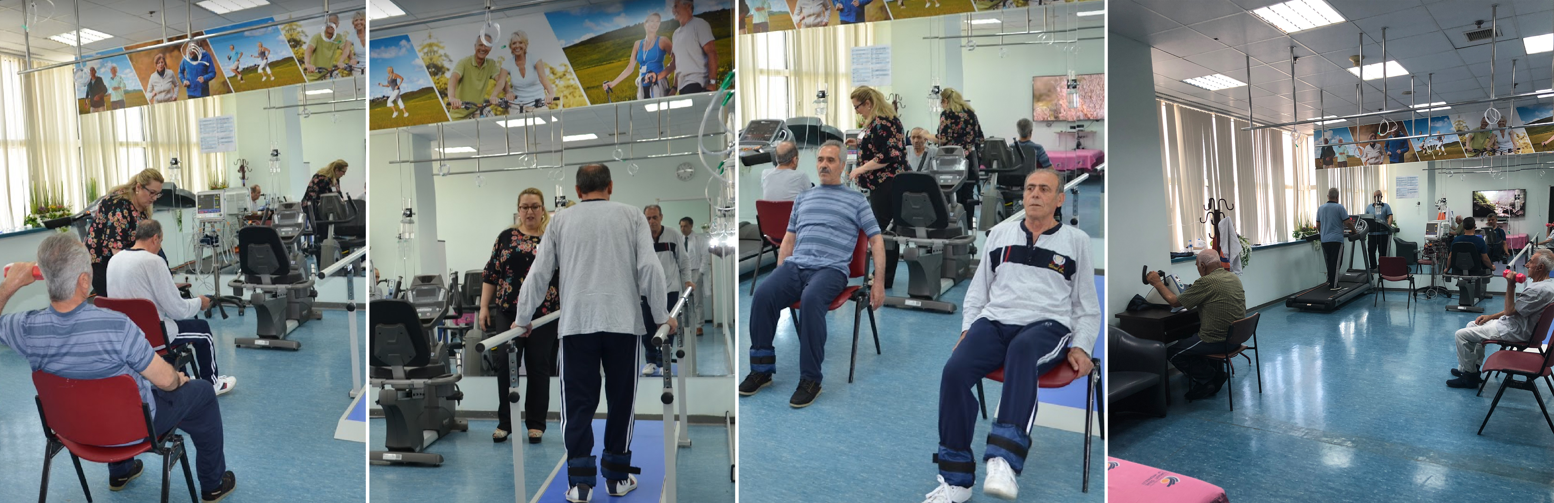 Pulmonary rehabilitation exercise area